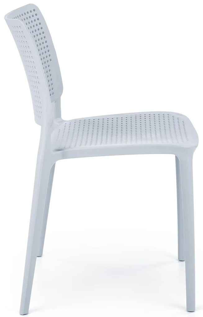 Scaun din plastic albastru deschis K514