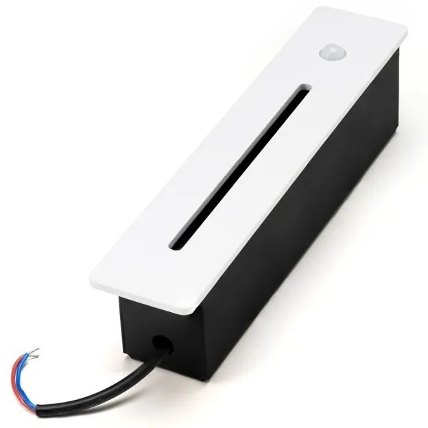 Spot LED incastrabil scari exterior cu senzor de miscare IP54 ERIN alb