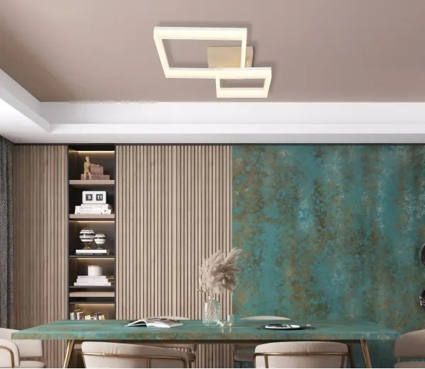 Globo 48047D - Plafonieră LED MARLENNE LED/24W/230V 3000K 46,5x62,5 cm
