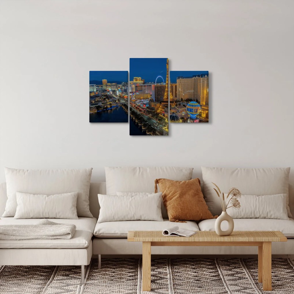 Tablou cu Las Vegas nocturn (90x60 cm)