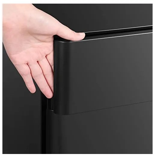 Dulap mobil cu incuietoare, Songmics, Negru, OFC030B01, 30 x 46 x 59 cm