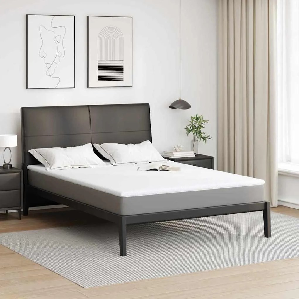 vidaXL Păturile pentru saltea Alb 160 x 200 cm