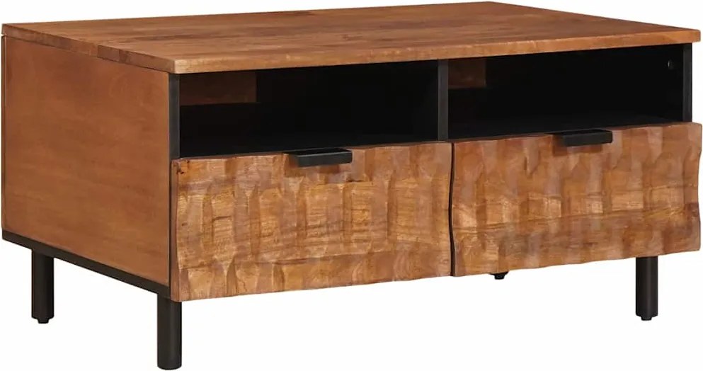 vidaXL Masă de cafea Maro 80 x 54 x 40 cm Lemn de mango solid