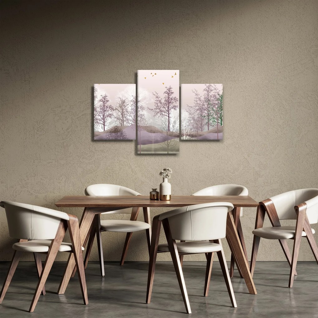 Tablou cu pădure (90x60 cm)