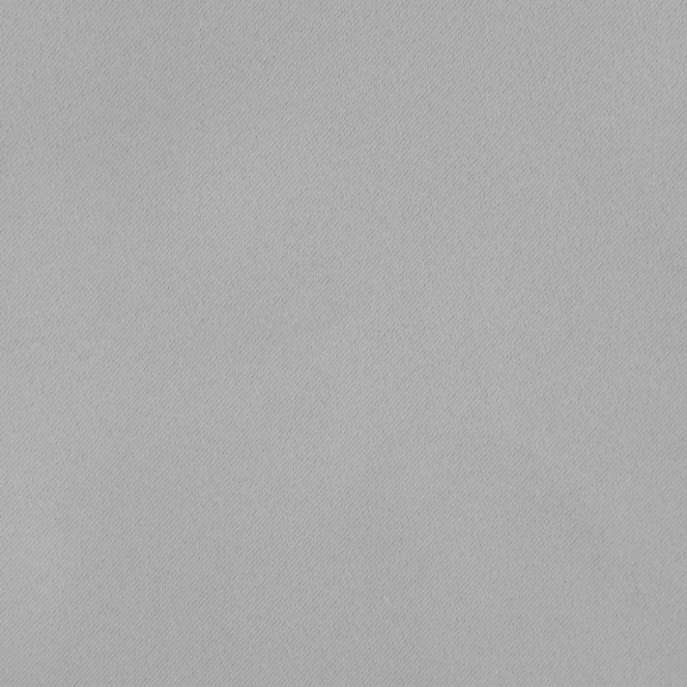 Draperie monocromă gri cu agățare pe inele metalice 140 x 250 cm