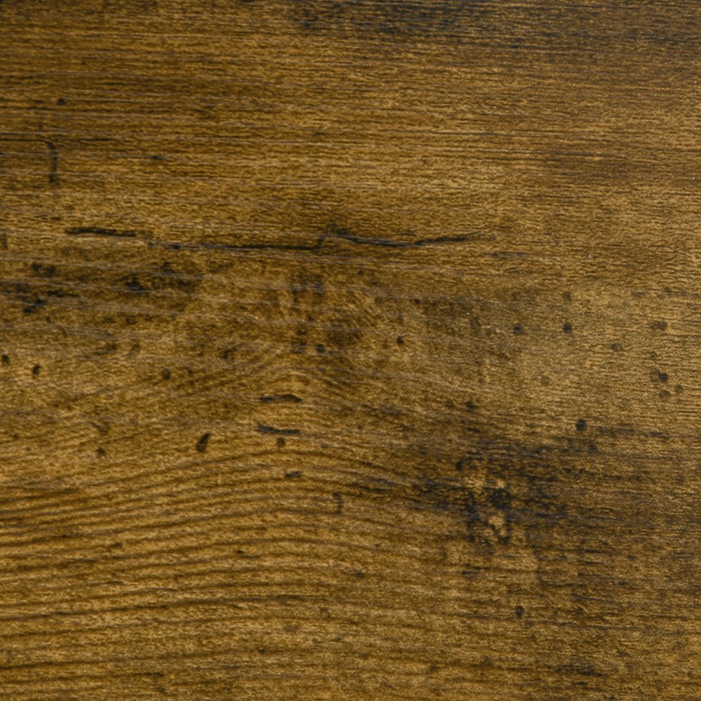 HOMCOM Cărucior cu role, cărucior de servire, 2 compartimente deschise, plan de lucru și role, 40 x 30 x 62 cm, marron | Aosom Romania