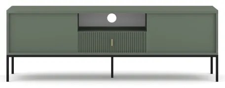 Comodă TV SUE, verde/negru