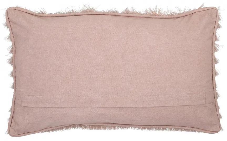 Perna decorativa dreptunghiulara roz din bumbac 30x50 cm Arad Bloomingville Mini Dimensiuni: - Lungime: 50 cm - Latime: 30 cm Materiale: 100% bumbac,