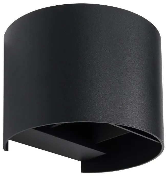 Aplica LED cu spot pentru iluminat exterior design modern IP54 Veronika negru
