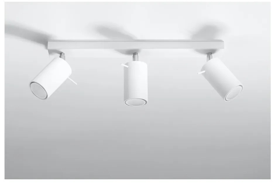 Plafonieră Sollux Etna, alb