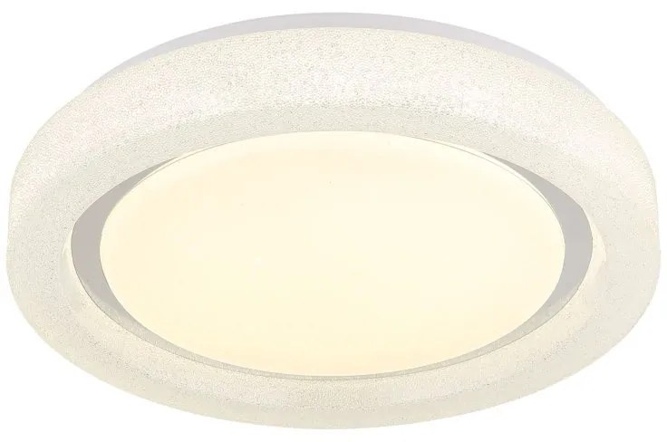 Plafoniera LED alba cu plastic sparkle MARCIA