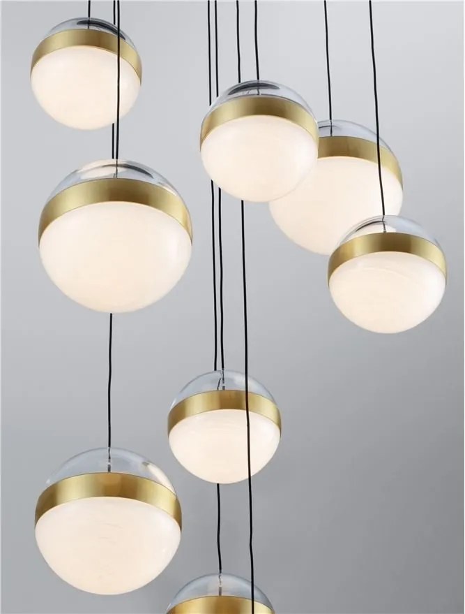 Lustra cu 9 Pendule LED stil modern ALAZ