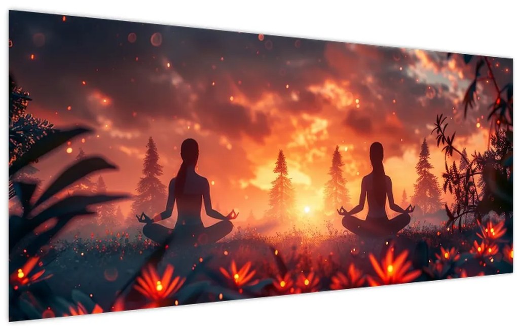Tablou - Yoga în natură (120x50 cm)