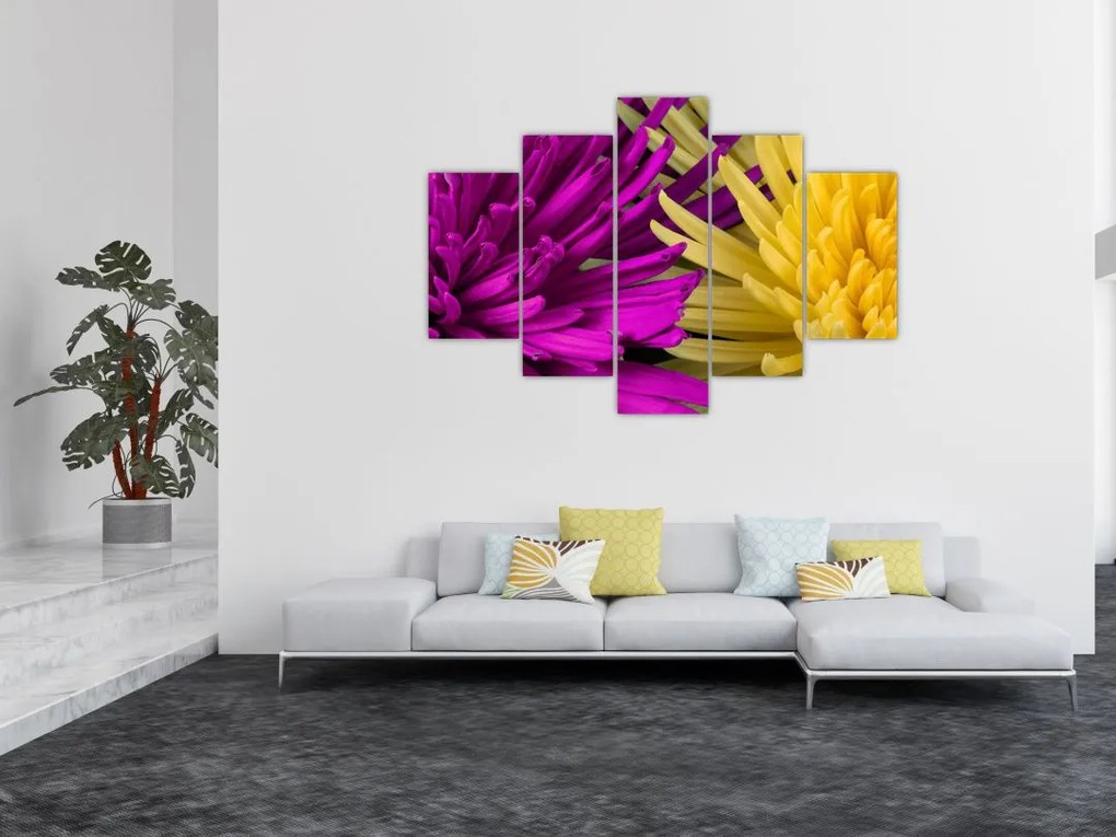 Tablou - detailu cu flori (150x105 cm)