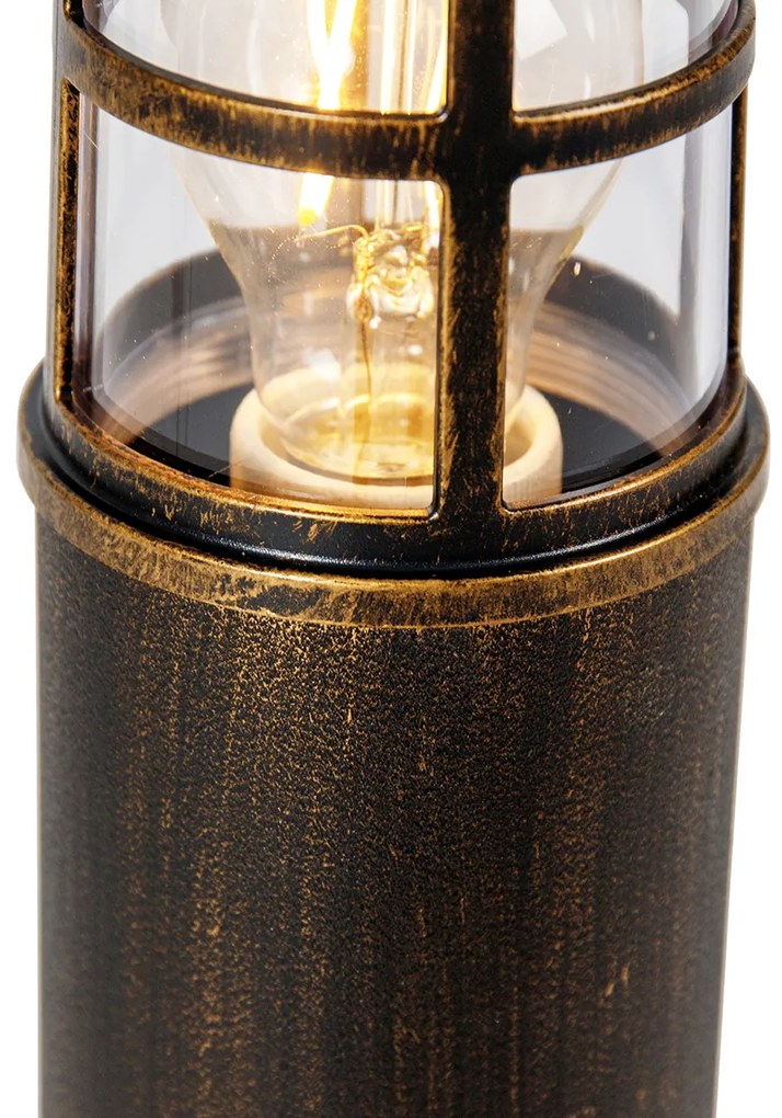 Lampă modernă de exterior, alamă, IP54, 50 cm - Kiki