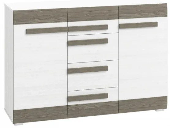 Blanco 07 (Comoda) Snowy Pine/Mdf New Grey&