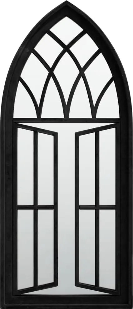 vidaXL Oglindă,negru, 70x30 cm,fier, pentru utilizare în interior