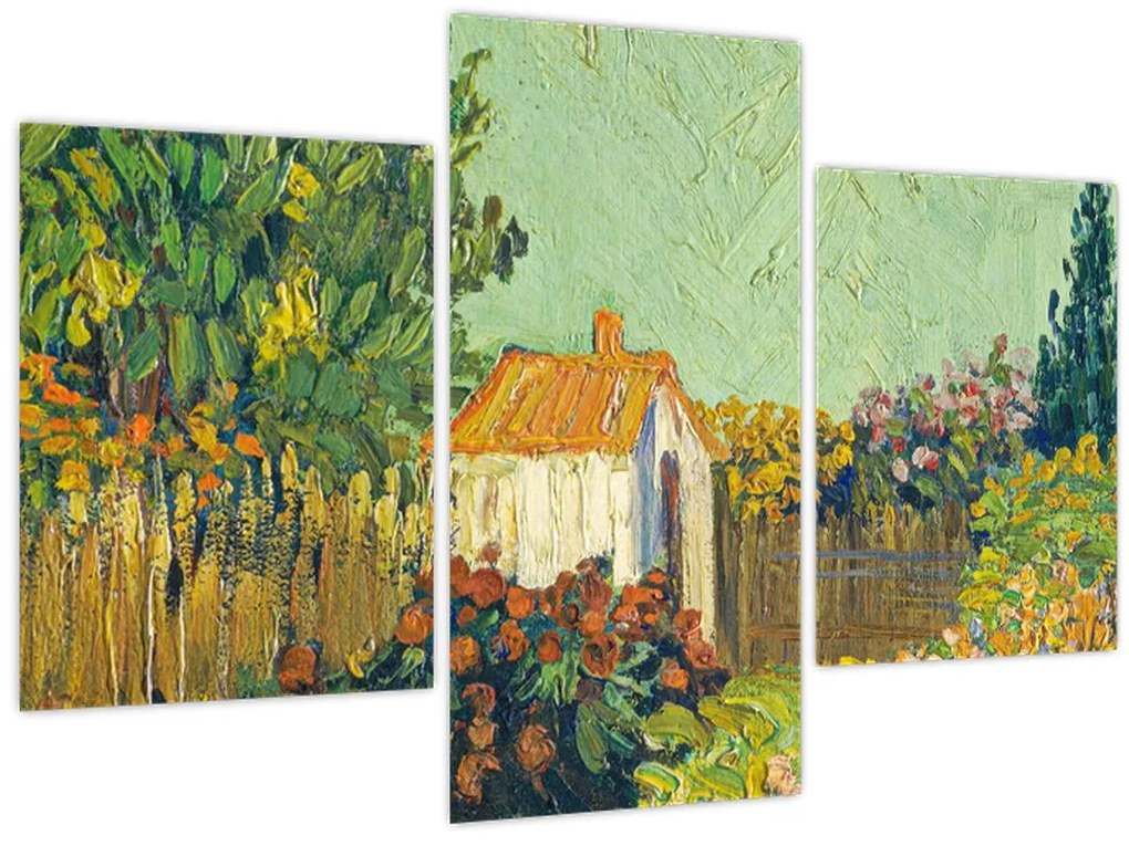 Tablou - Imitator of Vincent van Gogh, Landscape, reproducere (90x60 cm)