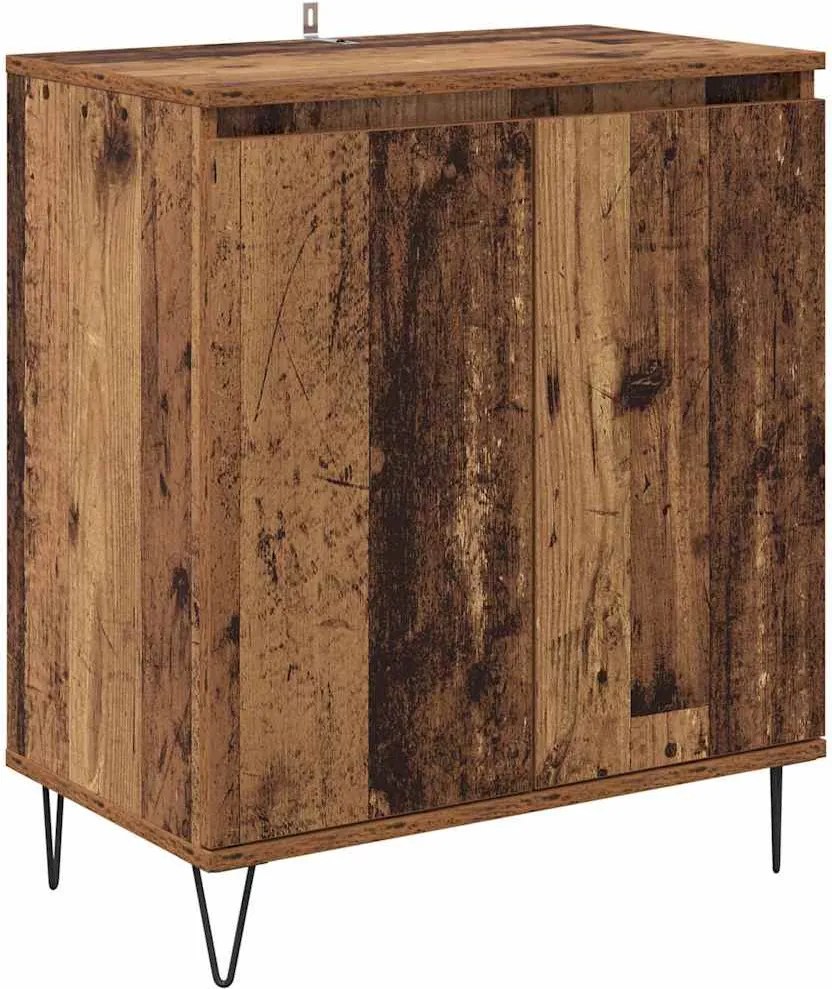 vidaXL Bufet Lemn Vechi 60 x 35 x 70 cm Lemn compozit