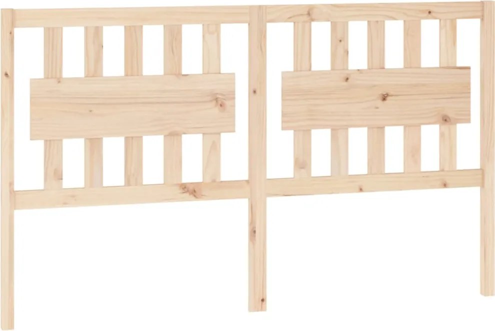 vidaXL Tăblie de pat, 155,5x4x100 cm, lemn masiv de pin