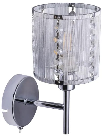 Globo 15091W - Aplică de cristal WALLA 1xE14/40W/230V