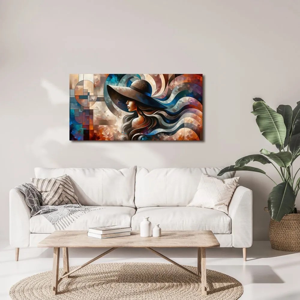 Tablou portret abstract de femeie