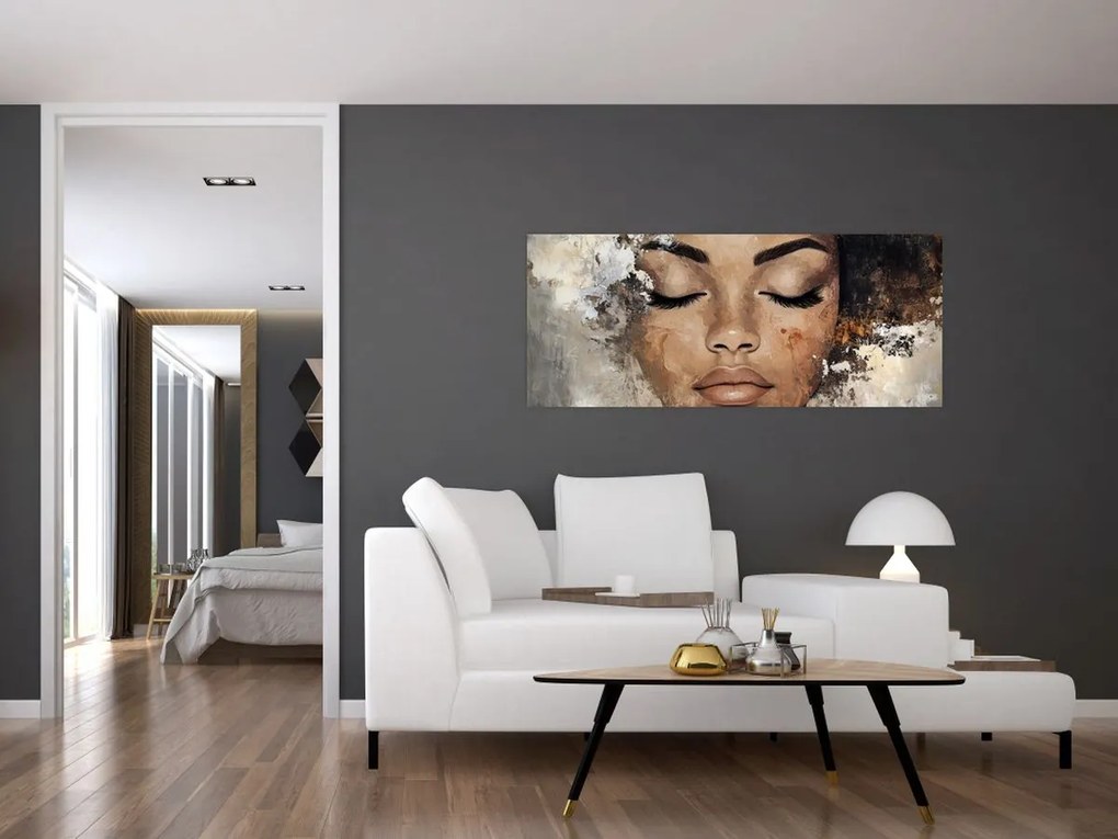 Tablou - Portret de femeie (120x50 cm)