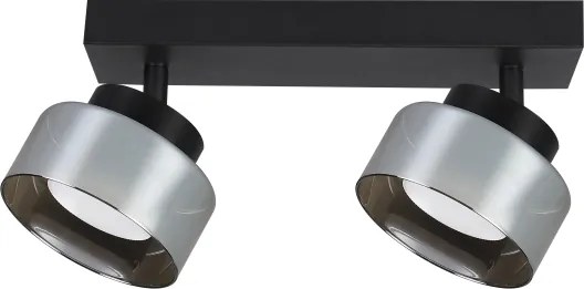 Brilagi - Lampă spot AURA LUX 2xGX53/30W/230V negru/fumuriu