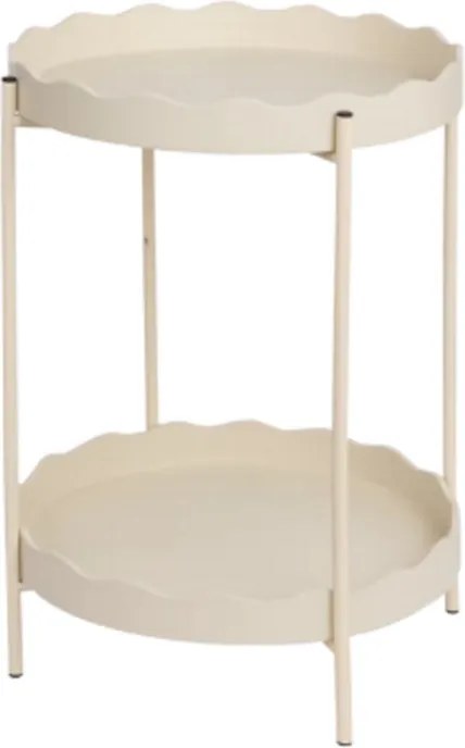 Reducere Masuta de cafea RAVELO Ø 40,5 cm, bej II. calitate
