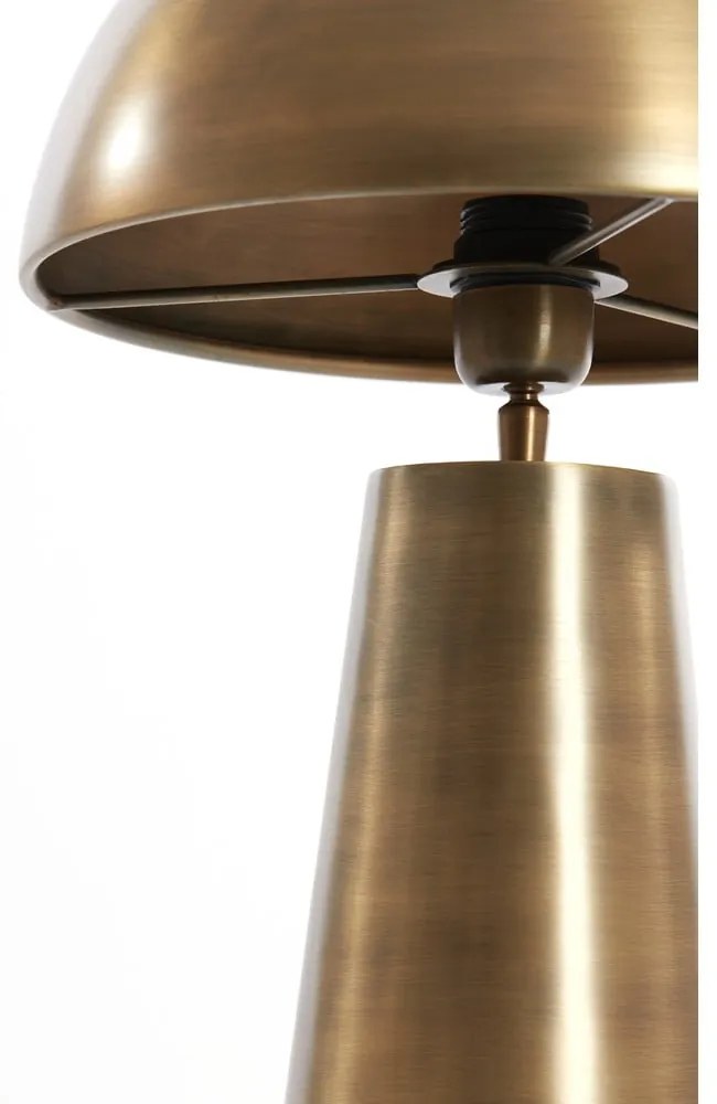 Veioză bronz cu abajur din metal (înălțime 52 cm) Dita – Light &amp; Living