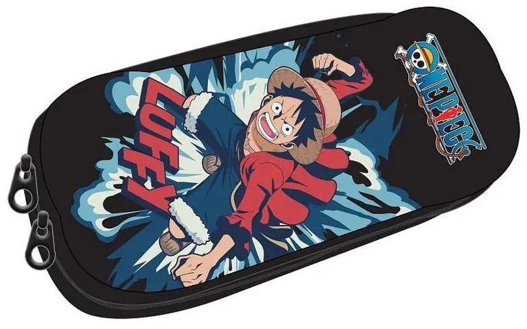 One Piece Luffy Penar cu 2 compartimente 23,5 cm