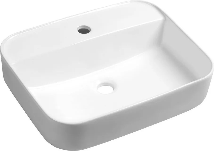 Chiuvetă albă din ceramică 50x40 cm Garda – Sapho