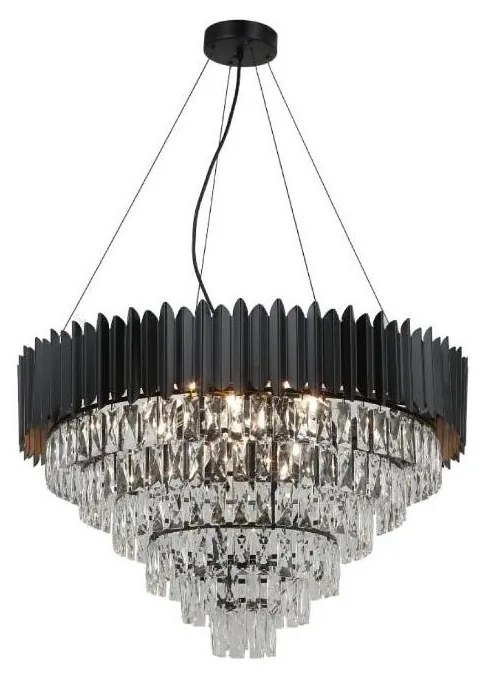 Brilagi - Lustră suspendată pe cablu CARLOS 11xE14/40W/230V Ø 80 cm