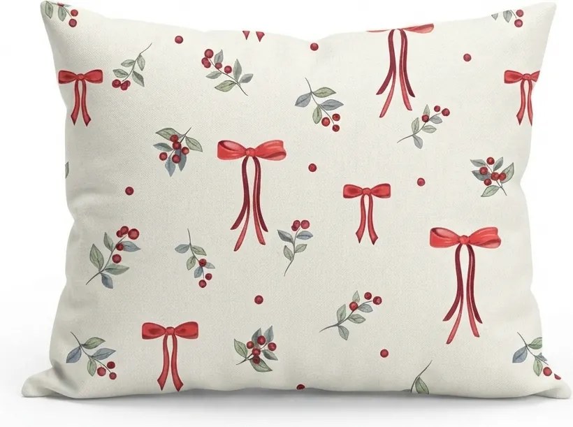 Husa de perna din bumbac HOLLY BOWS 45x45 cm, colorat