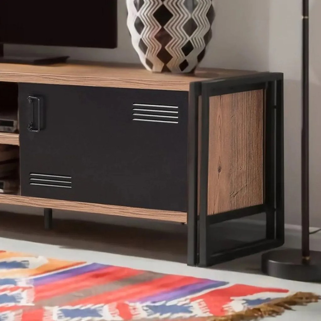 Mobilier living Cosmopolitan 1 (Pin atlantic + Negru). 1089383