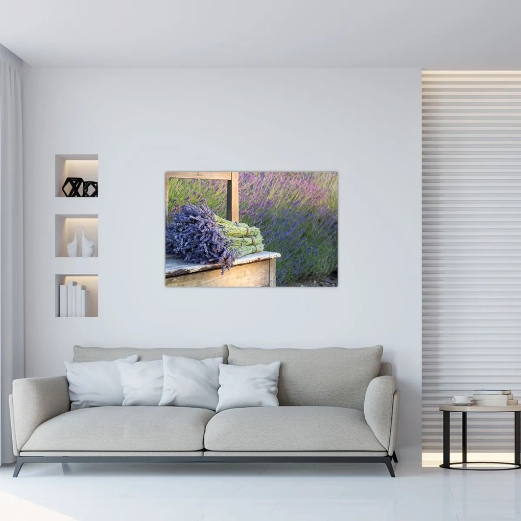 Tablou - Buchețele de lavandă (90x60 cm)