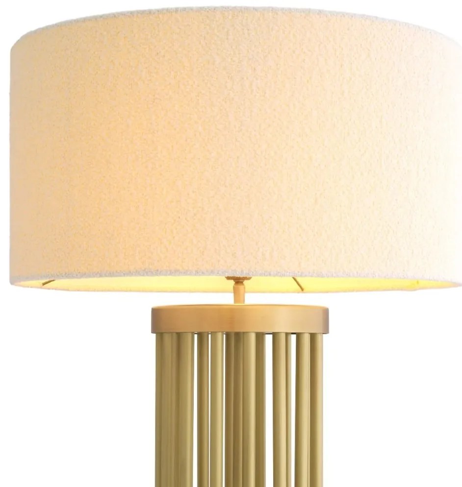 Lampadar, Lampa de podea design LUX Condo boucle crem