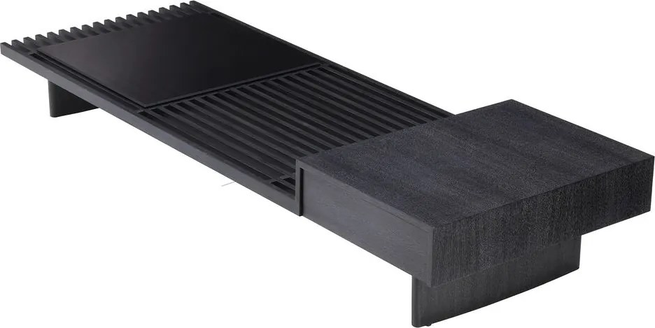 Masuta de cafea design LUX The Crest, negru 114926 HZ