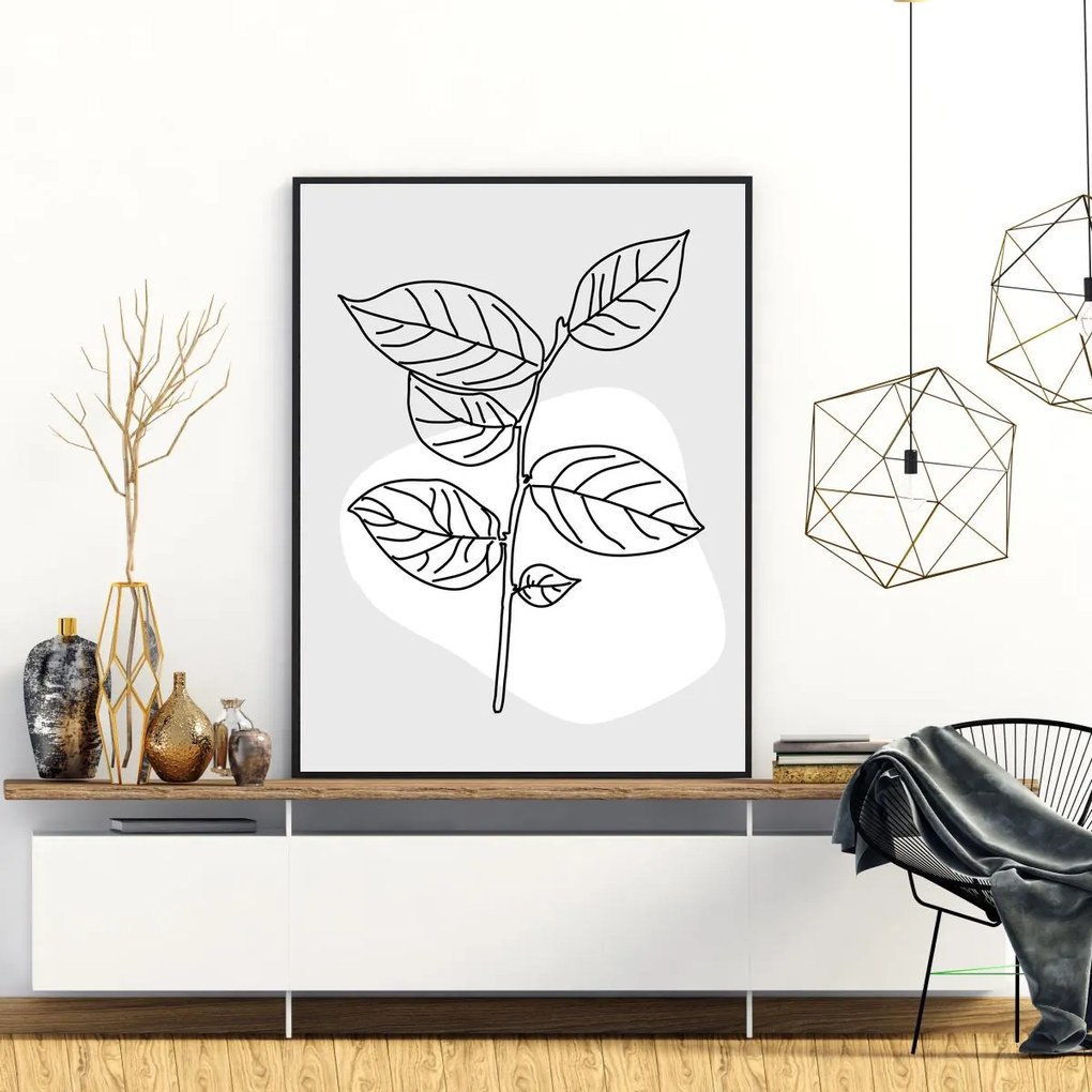 Poster - Abstracție naturală (A4)