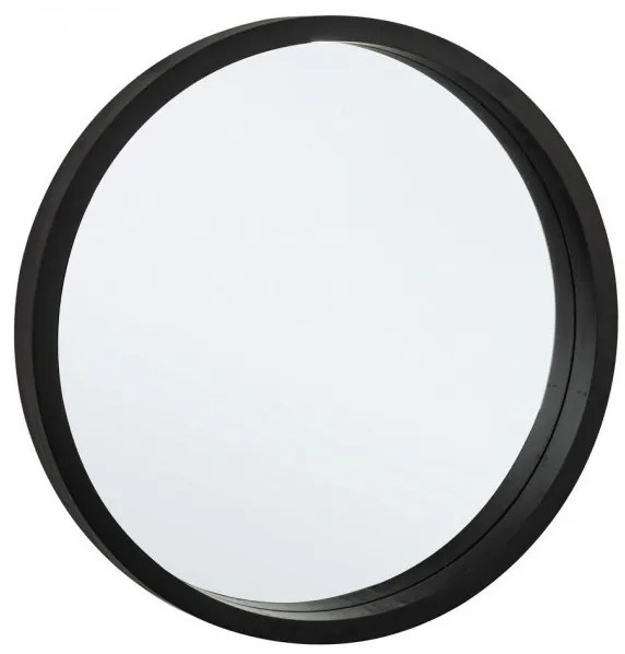 Oglindă rotunda cu rama neagra, Ø 52, Tiziano Yes