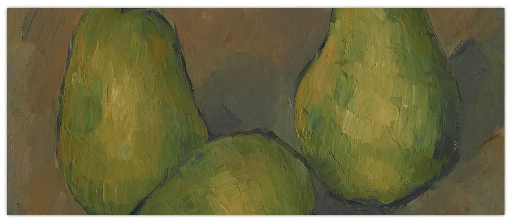Tablou - Paul Cézanne, Three Pears, reproducere (120x50 cm)