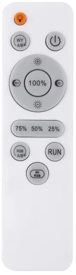 Globo 48549-35 - LED RGB Lampă dimmabilă DAHLA LED/35W/230V + LED/15W + Telecomandă