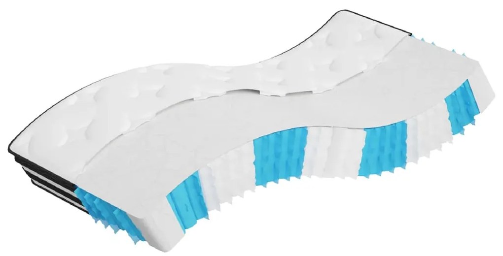 vidaXL Saltea cu arcuri buzunar, fermitate medie, 70x200 cm