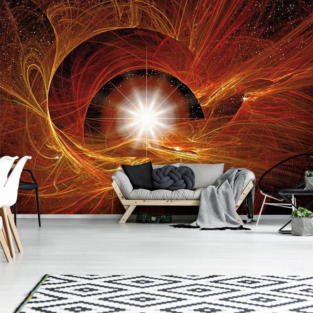 Fototapet - Abstract auriu Supernova (152,5x104 cm)