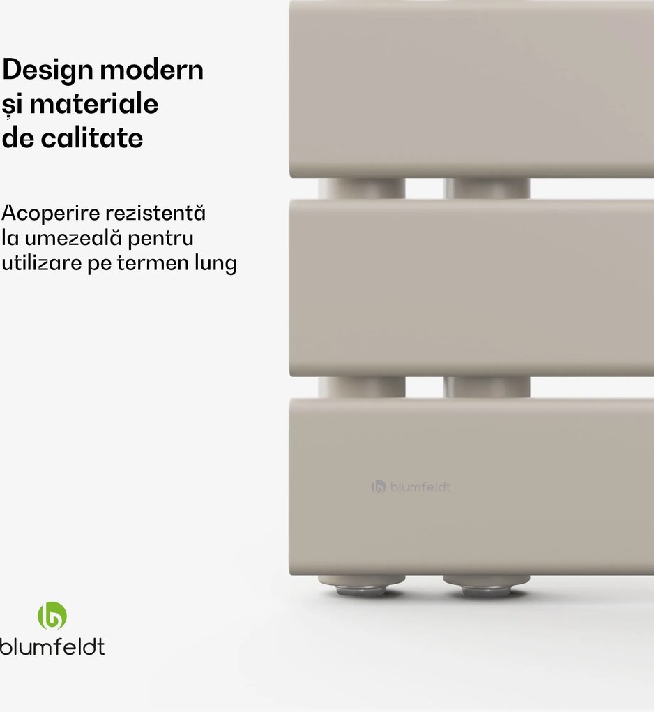 Blumfeldt Radiator Fairmont, 45 x 80 cm, de perete, design modern, cu încălzire pe apă