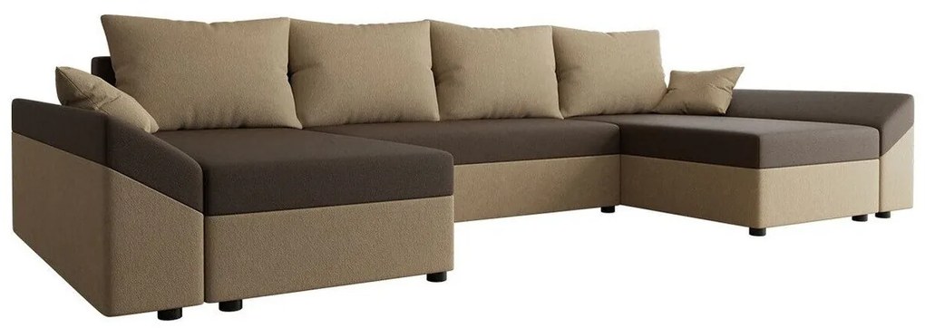 Colțar Memphis 105Cutie de pat, 316x138x82cm, 108 kg, Picioare: Plastic
