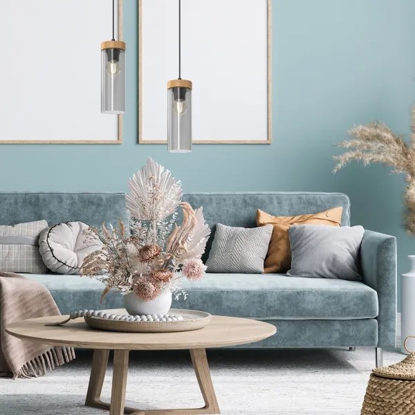 Lustră pe cablu ELICA 1xE27/60W/230V