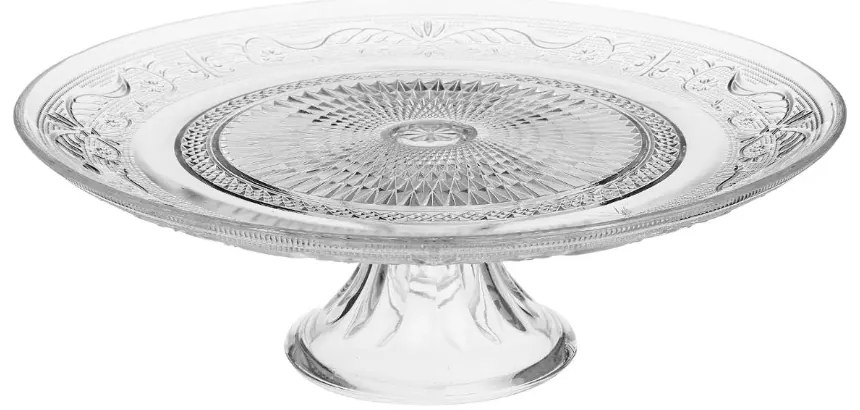 Suport pentru tort SG, sticla, 29 cm, transparent