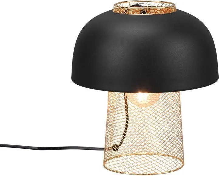 Veioză negru-mat din metal (înălțime 28 cm) Punch – Reality