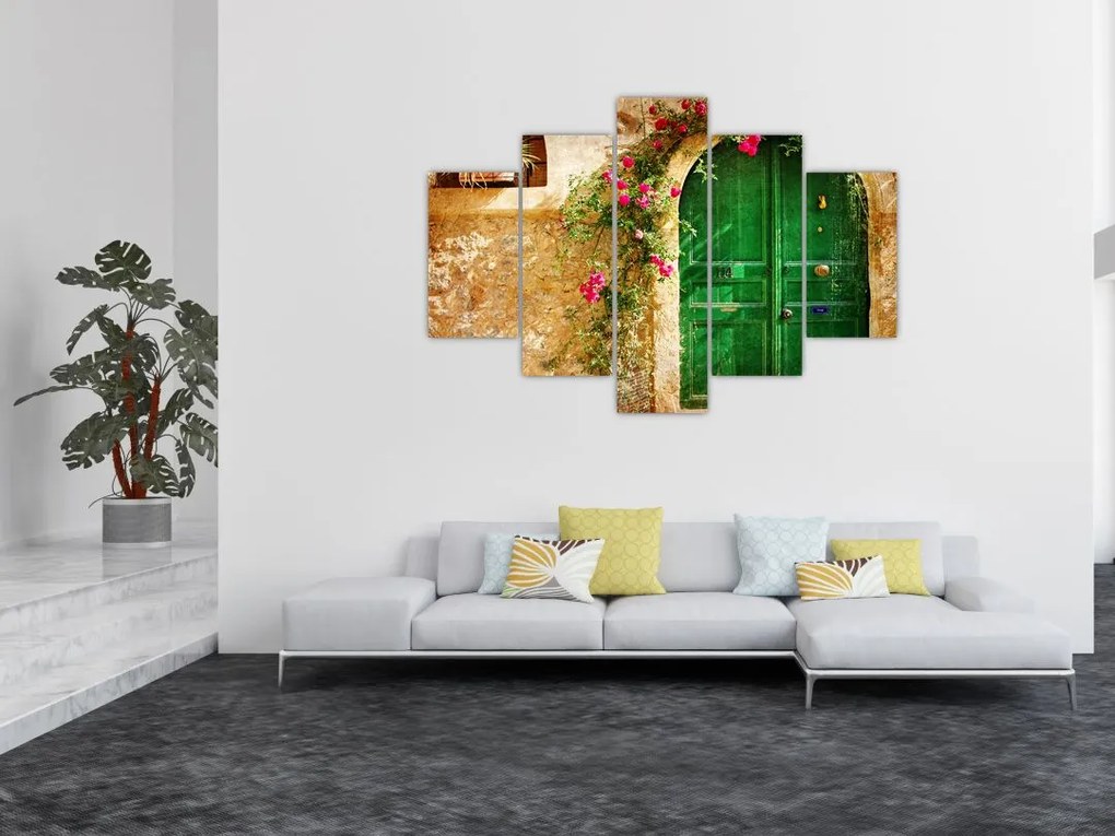 Tablou - Ușă veche (150x105 cm)